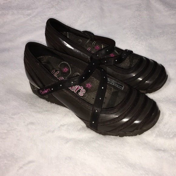 skechers girls mary jane shoes
